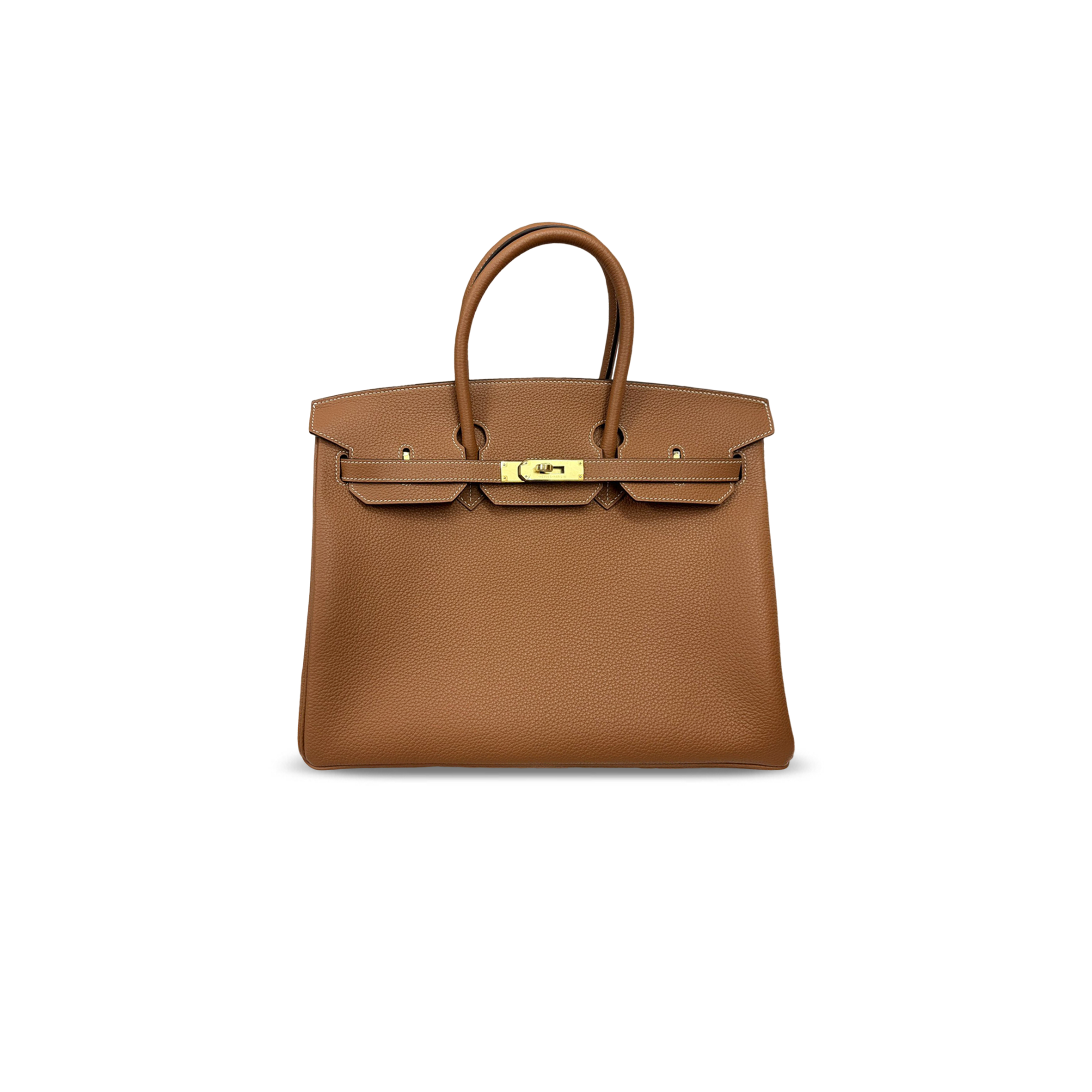 HERMES MASTER BIRKIN 35 GOLD TOGO GOLD HARDWARE (35*25*18cm) HERMES MASTER BIRKIN 35 GOLD TOGO GOLD HARDWARE (35*25*18cm)